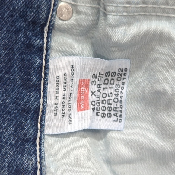NWT Men's Wrangler Five Star Regular Fit Jeans  Size 40 X 32 - Picture 4 of 4